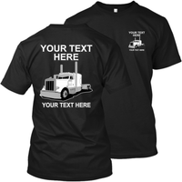 Peterbilt - 5 Pack - Your Text Here Apparel - Customized - Free Shipping - Read the Description