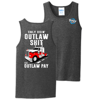 Only Doin' Outlaw Shit for Outlaw Pay - Tank Top - Kenworth
