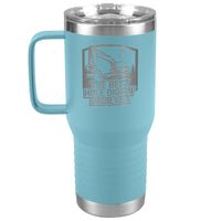 The Best Hole Diggin' Dad Ever - 20oz Handle Tumbler