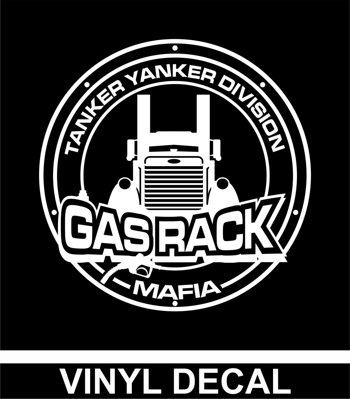 Gas Rack Mafia - Peterbilt - PermaSticker - Free Shipping