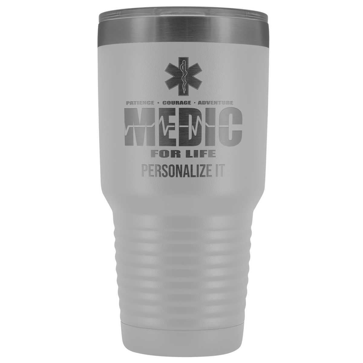 Medic for Life - First Responder - 30oz Tumbler - Fire Department - EMS - Free Shipping