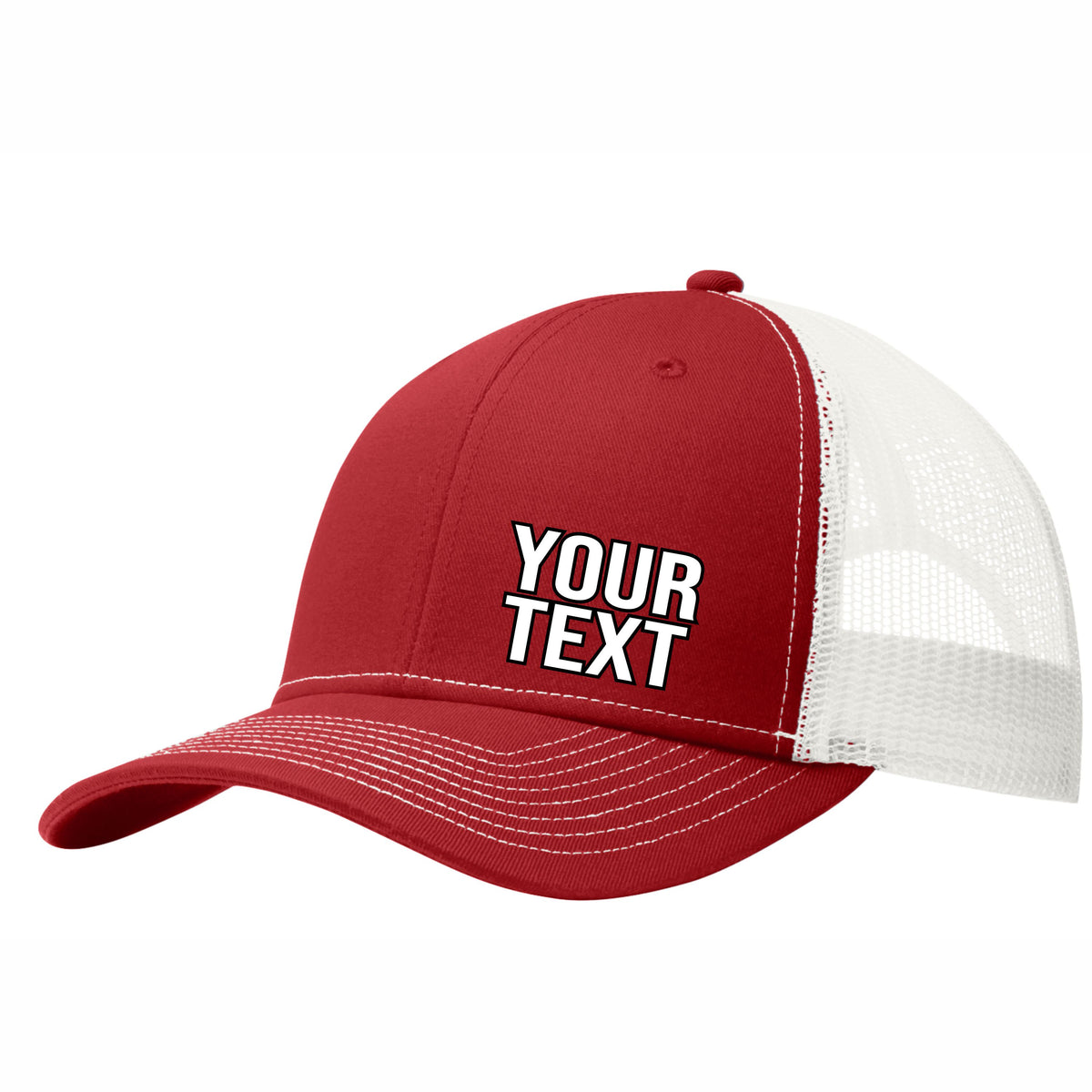 Your Text Here 6 Panel Mesh Snapback Hat Free Shipping