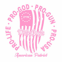 1776 We the People - Pro Life - Pro God - Pro Gun - Vinyl Decal - Free Shipping