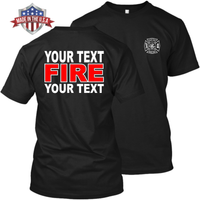 Fire Department - Your Text Here - Apparel - 2 Pack - Read the Description