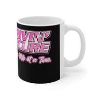 Breast Cancer - Drivin' for a Cure - Peterbilt - Ceramic Mug 11oz - Free Shipping