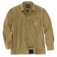 Carhartt® Rugged Flex® Fleece-Lined Shirt Jacket - Free Shipping