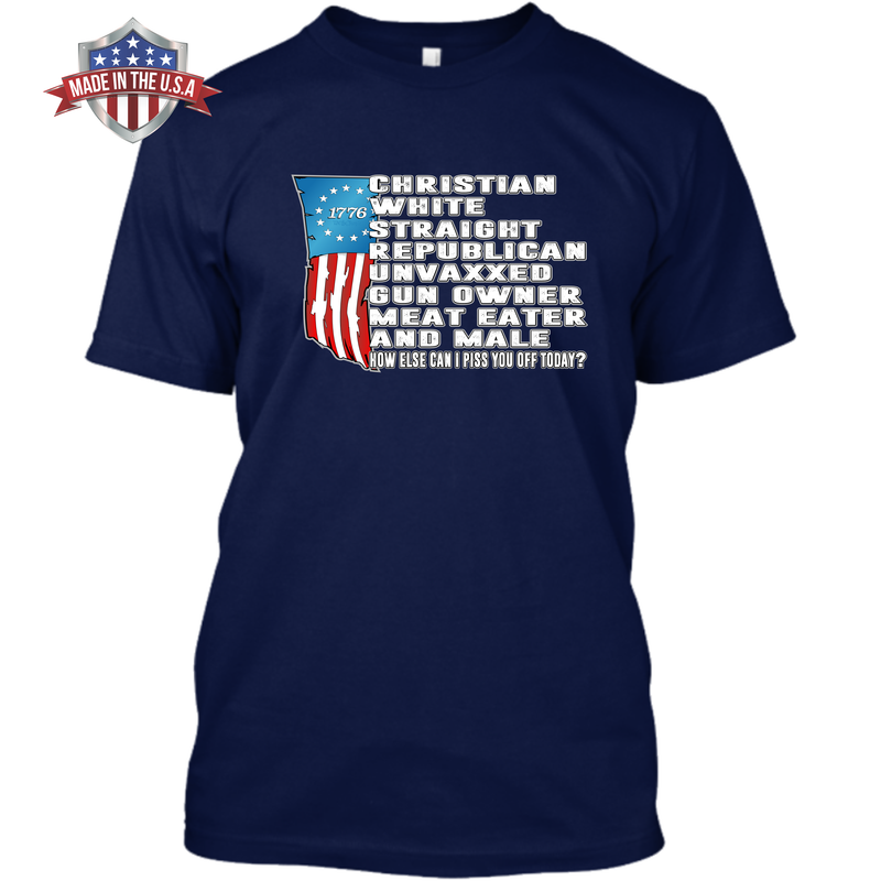 Christian - White - Republican - Made in the USA Apparel