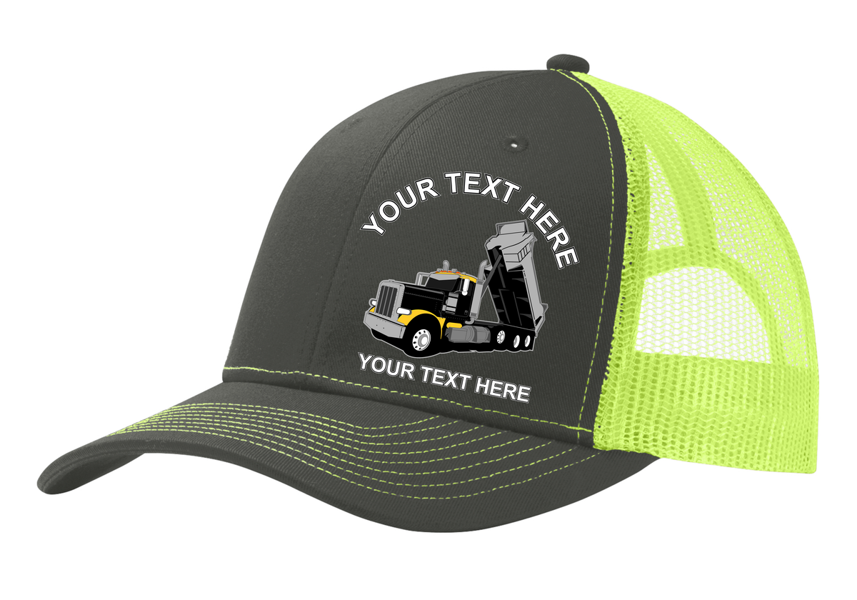 Peterbilt Dump Truck - Your Text Here - Bulk -