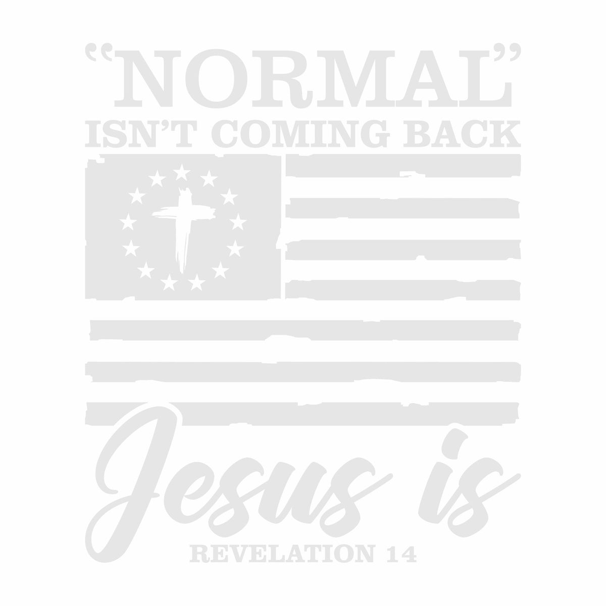 Normal Isn't Coming Back - Vinyl Decal - Free Shipping