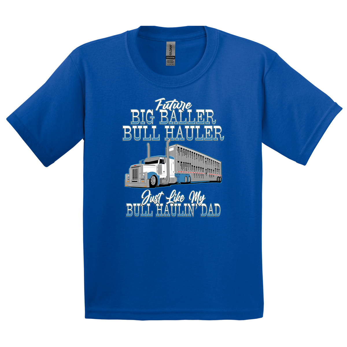 Youth T-Shirt - Future Big Baller Bull Hauler - Peterbilt