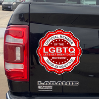 2 Pack - Official Member of the LGBTQ Movement - PermaSticker