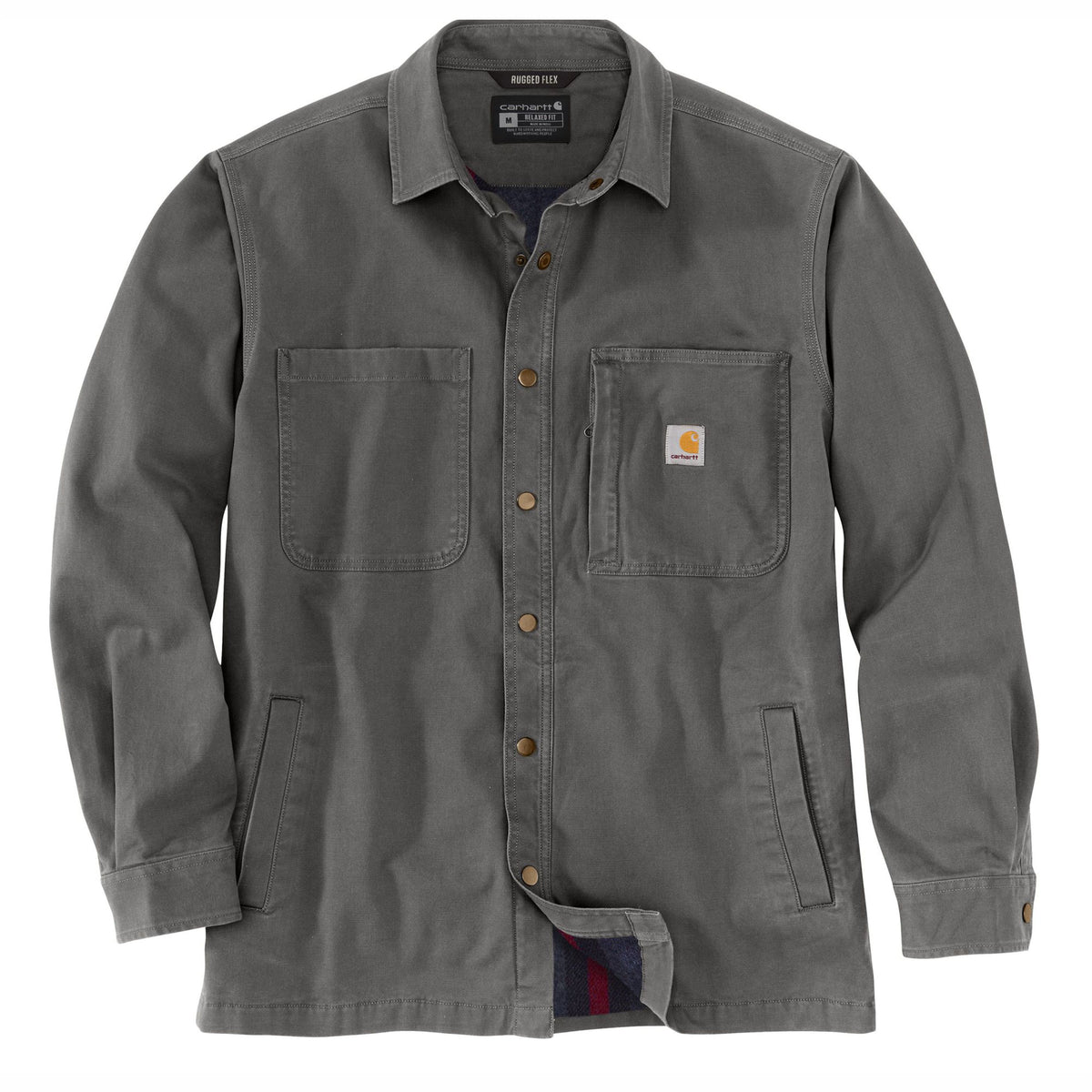 Carhartt® Rugged Flex® Fleece-Lined Shirt Jacket - Free Shipping