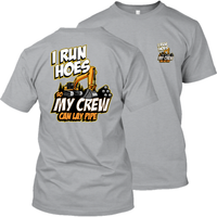 Excavator  - I Run Hoes So My Crew Can Lay Pipe - Heavy Equipment