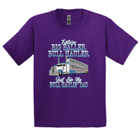 Youth T-Shirt - Future Big Baller Bull Hauler - Peterbilt