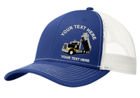 Peterbilt Dump Truck - Your Text Here - Bulk - Trucker Hat - Free Shipping - Read the Description