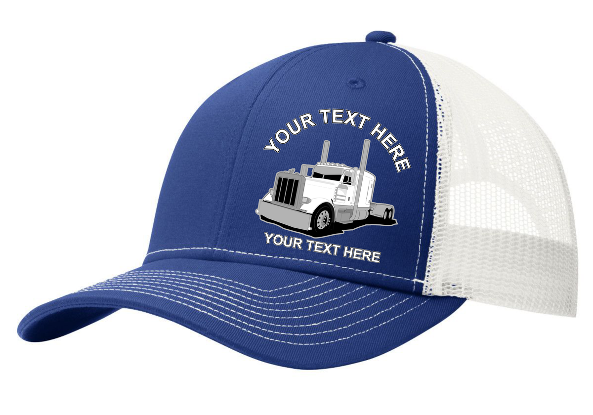 Peterbilt - Your Text Here - Quantity/Bulk  - Trucker Hat - Free Shipping - Read the Description