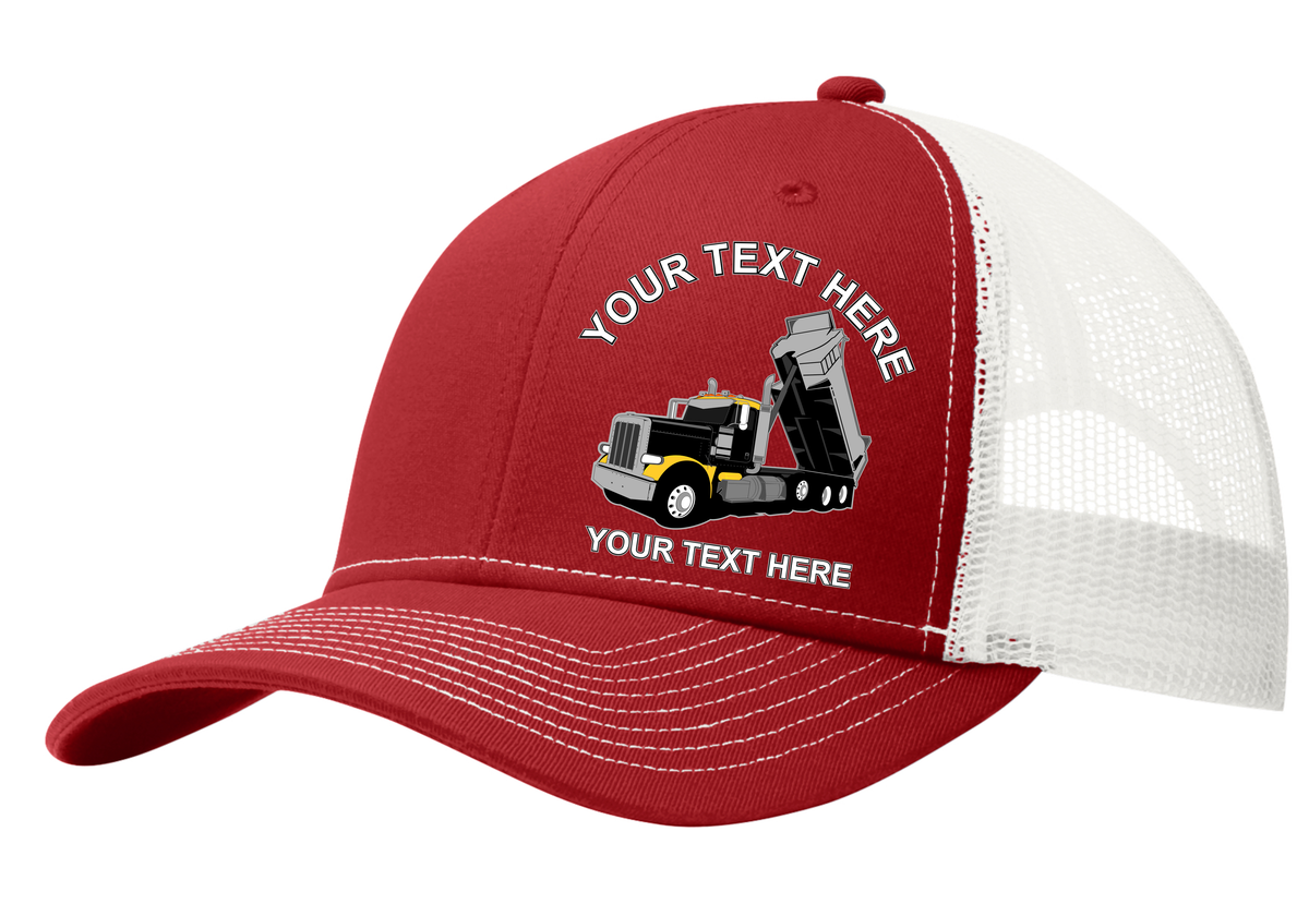 Peterbilt Dump Truck - Your Text Here - Bulk -