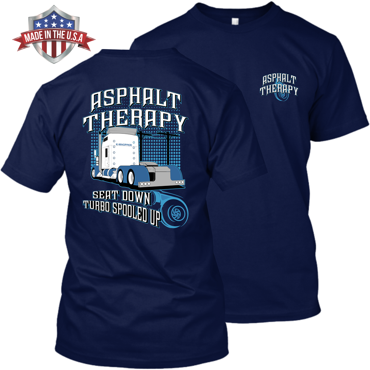 KW - Asphalt Therapy - Seat Down Turbo Spooled Up - Kenworth