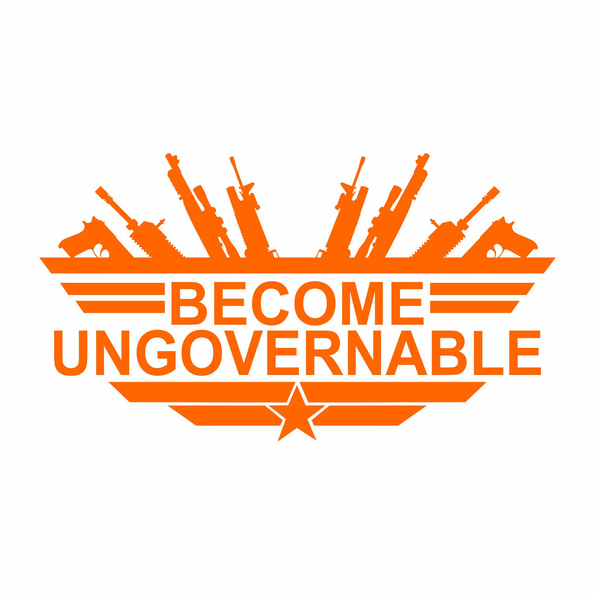 Become Ungovernable - Vinyl Decal - Free Shipping