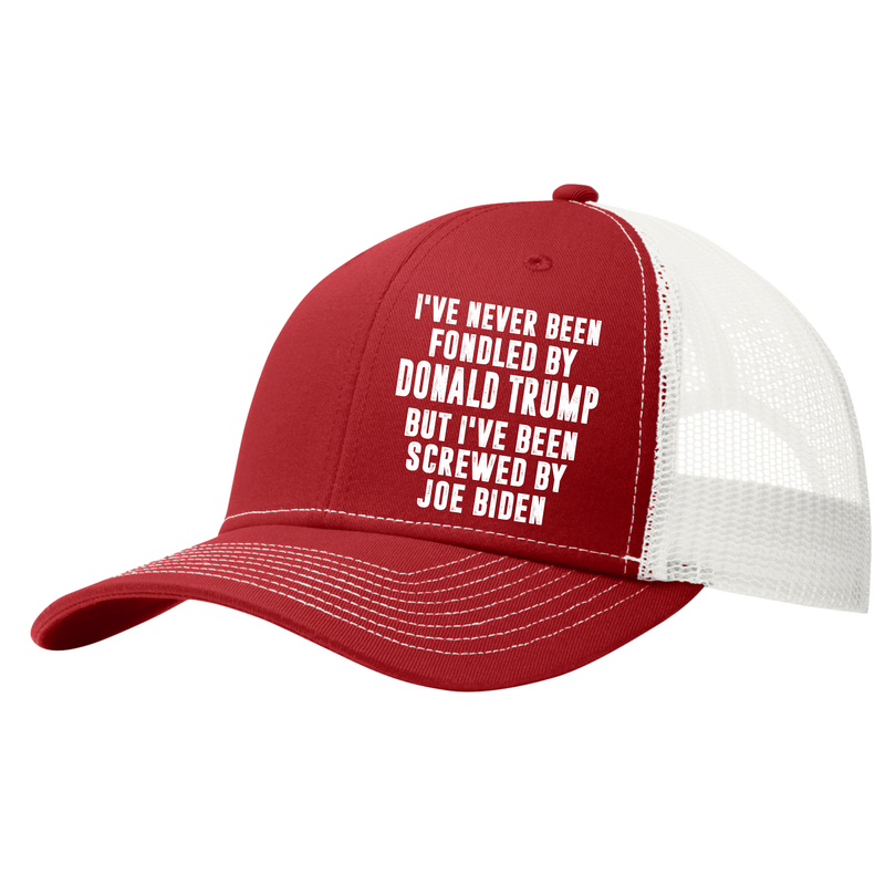I've Never Been Fondled - Trump - Biden - Hat - Free Shipping