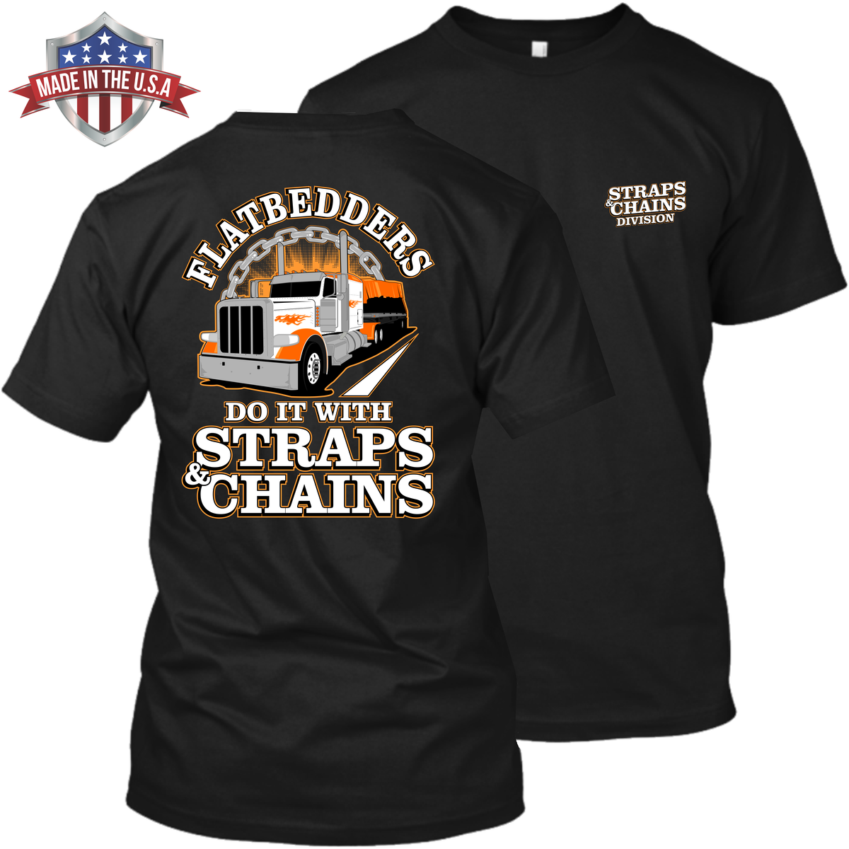 Flatbedders - Do It With - Straps & Chains - Peterbilt