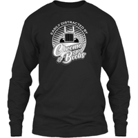Long Sleeve - Easily Distracted by Chrome & Boobs - Peterbilt - Front Print