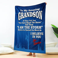 To My Amazing Grandson - Love Grandpa - Lineman - Free Shipping