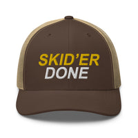 Skid'er Done - Skid Steer - Snapback Mesh Hat - Free Shipping