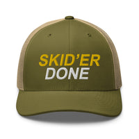 Skid'er Done - Skid Steer - Snapback Mesh Hat - Free Shipping