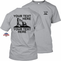 Excavator - Your Text Here - Apparel