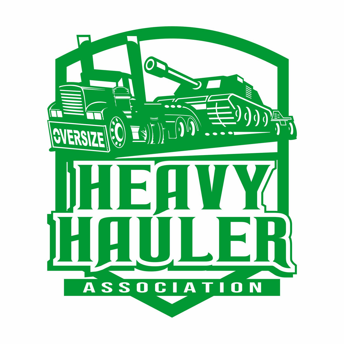 Heavy Hauler Association - Lowboy - Vinyl Decal - Free Shipping
