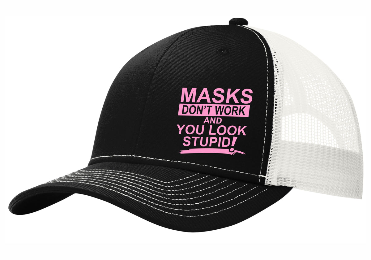 Masks Don't Work - 6 Panel Snapback Hat - Free Shipping