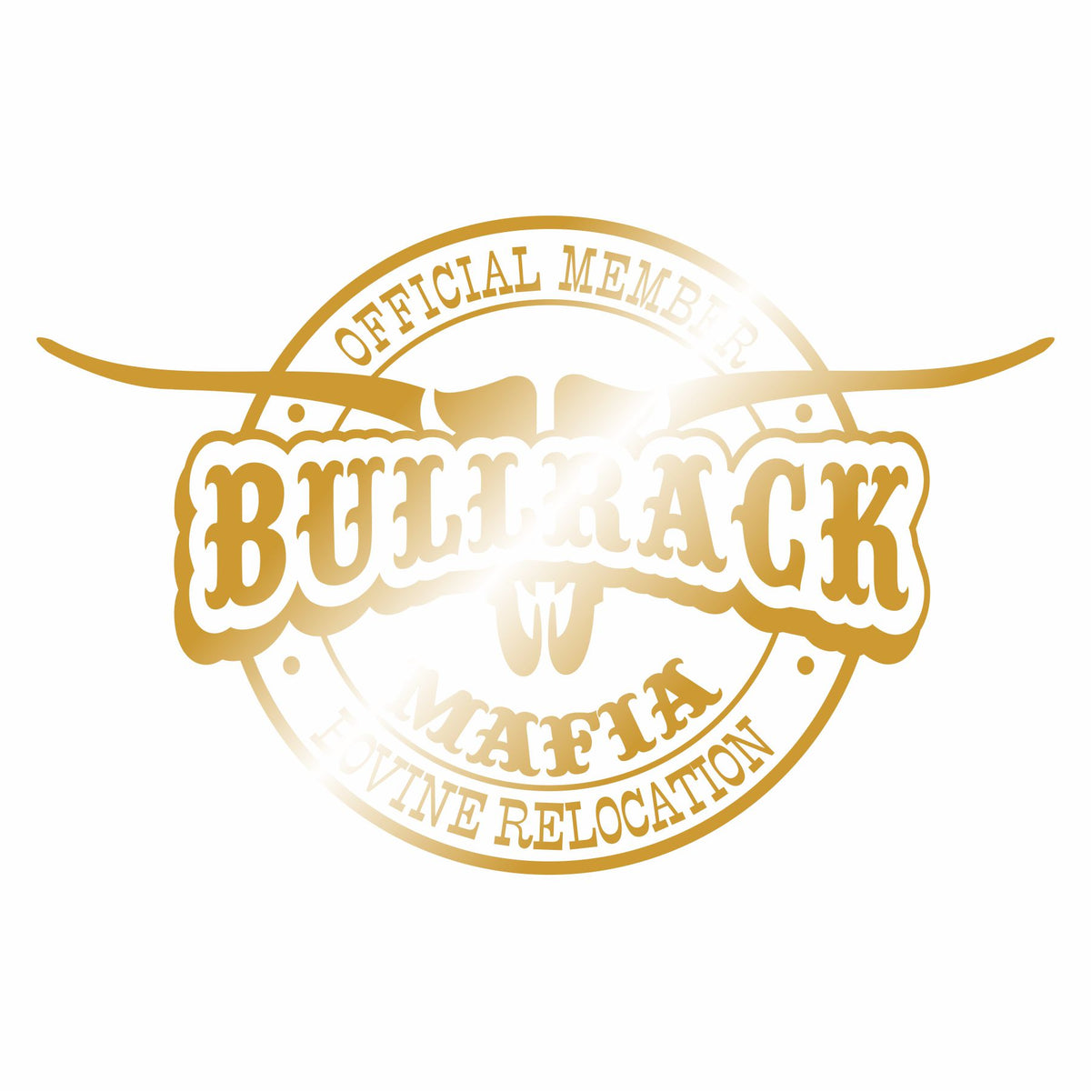 Official Member - Bovine Relocation - Bull Rack Mafia - Vinyl Decal - Free Shipping