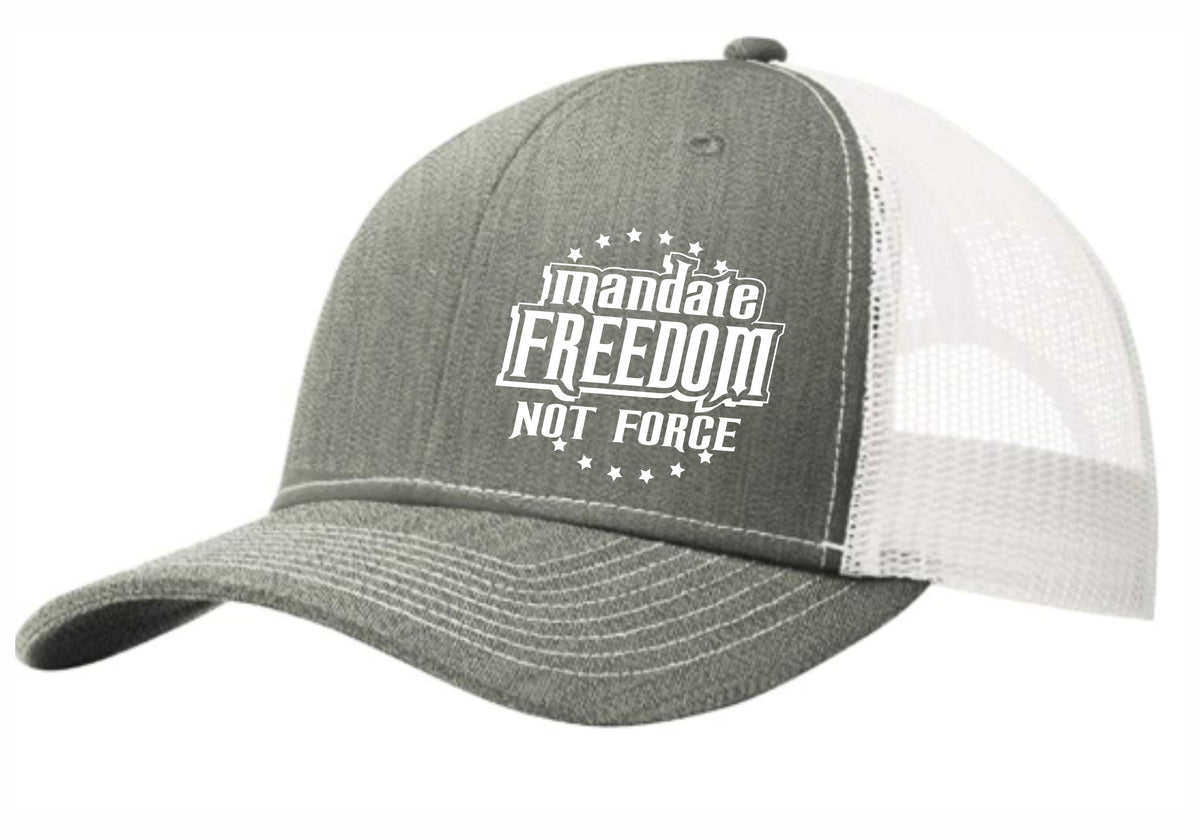 Mandate Freedom Not Force -6 Panel Hat - Free Shipping