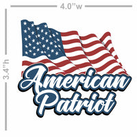 Variety Pack of 4 - Patriotic Decals - Free Shipping