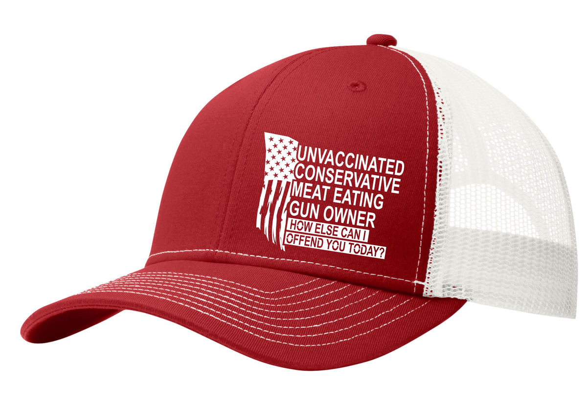 Unvaccinated - Meat Eating - Conservative - Hat
