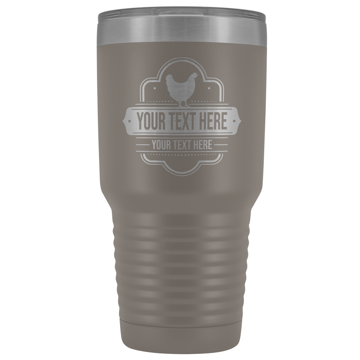 Chicken Farm Your Text Here 30oz Tumbler Free Shipping