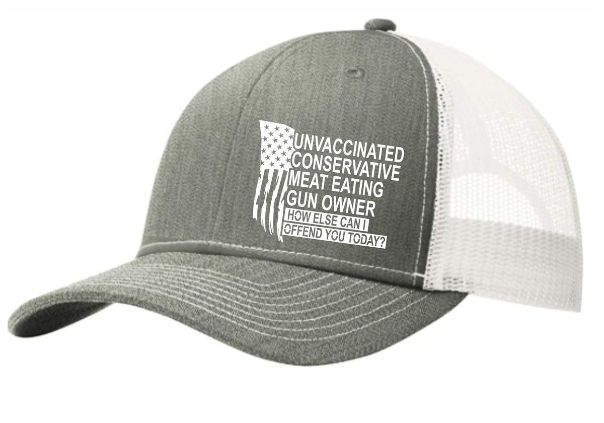 Unvaccinated - Meat Eating - Conservative - Hat