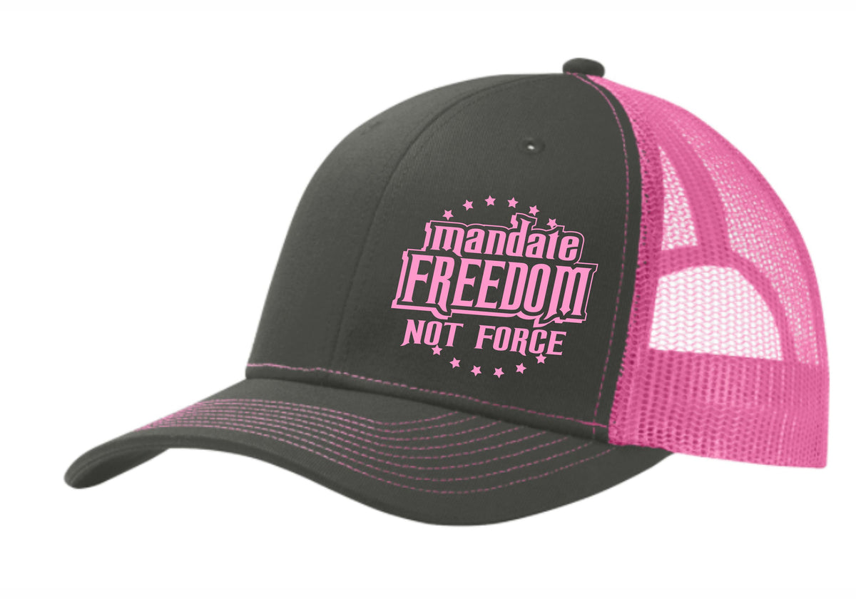 Mandate Freedom Not Force -6 Panel Hat - Free Shipping