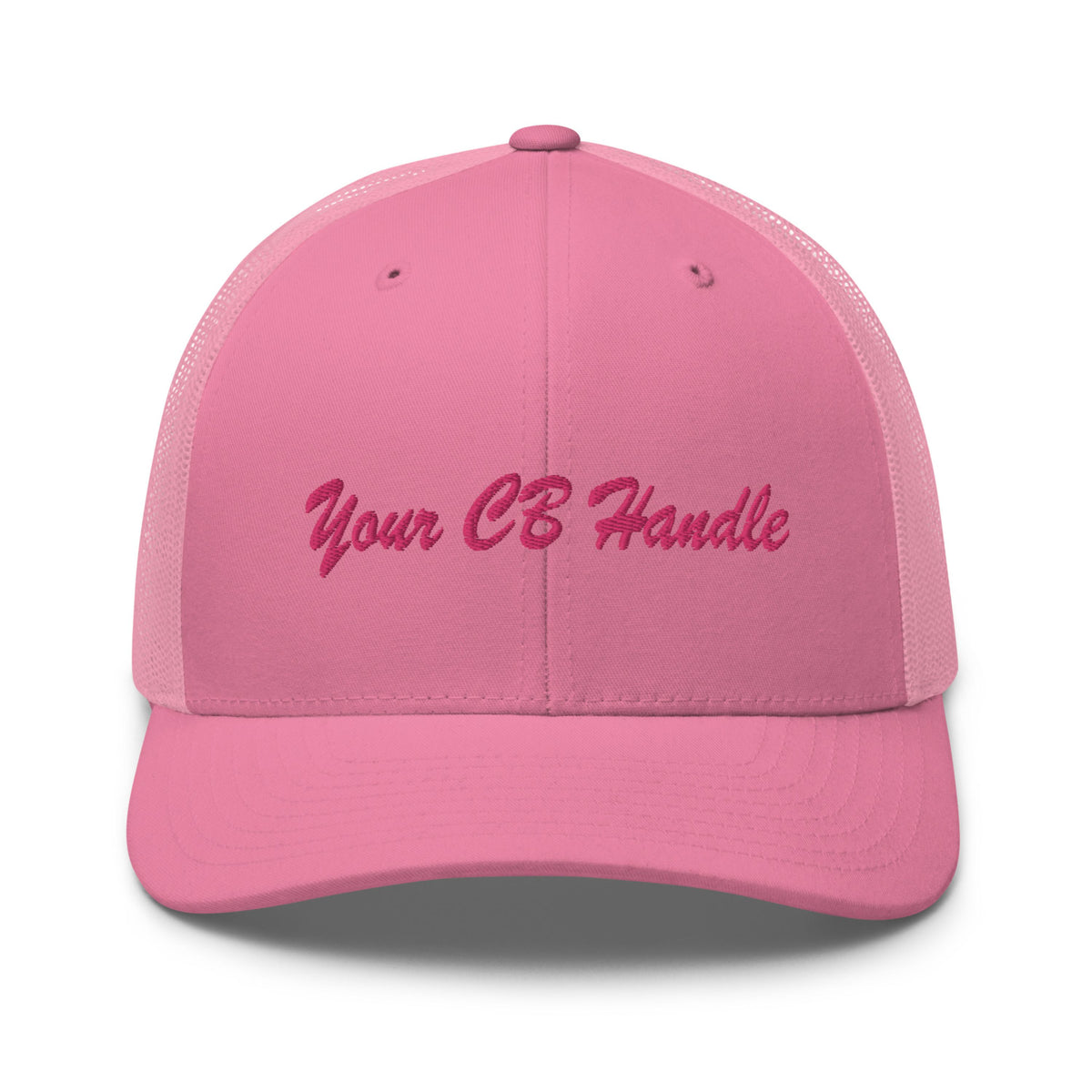 1 Embroidered Hat - Your CB Handle/Name/1 Line of Text  - Free Shipping