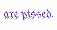 Are Pissed - We The People - Vinyl Decal Add On