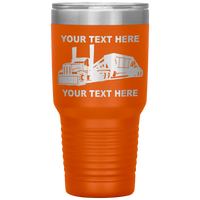 Belly Dump Your Text 30oz Tumbler Free Shipping