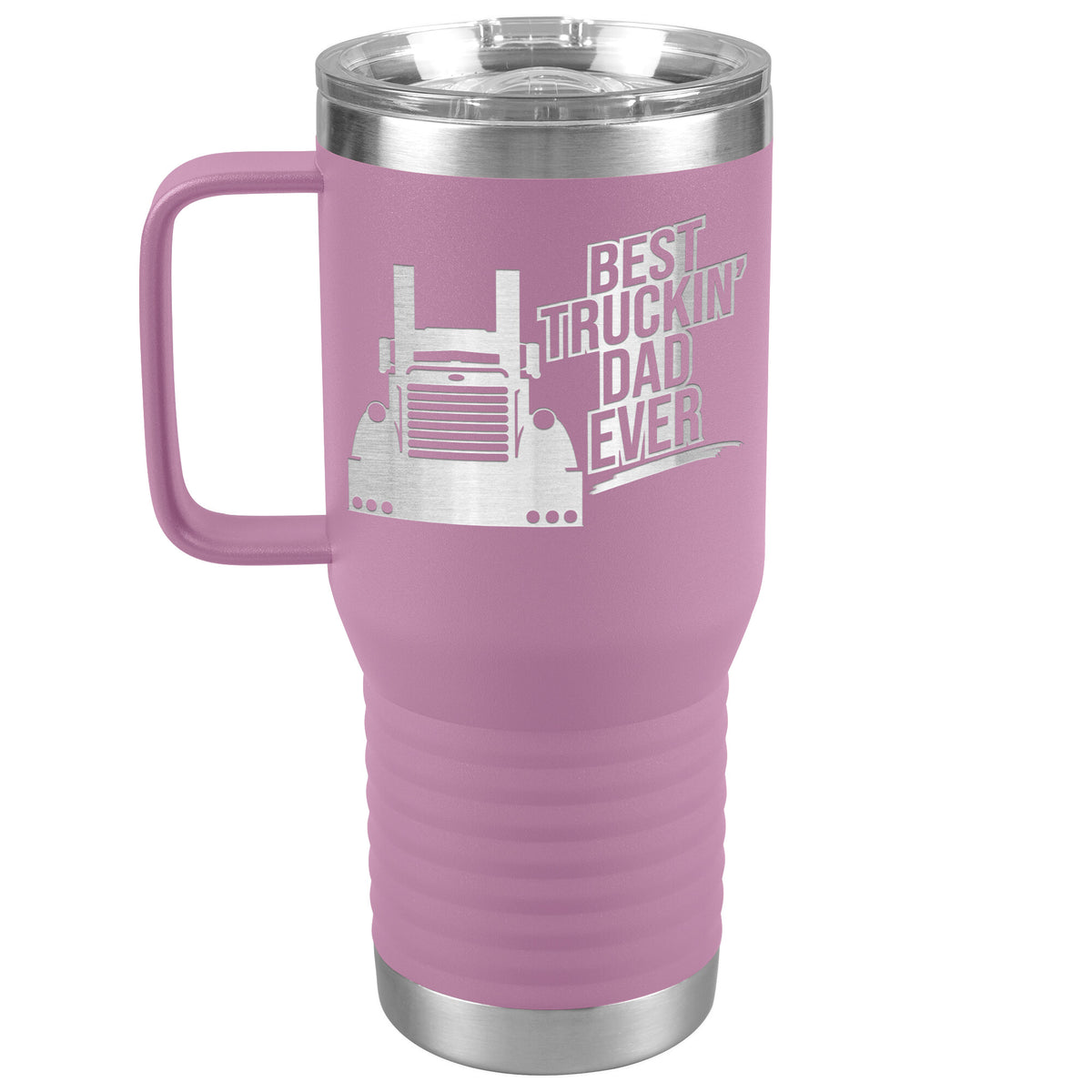 Best Truckin' Dad Ever Pete 20oz Handle Tumbler - Free Shipping