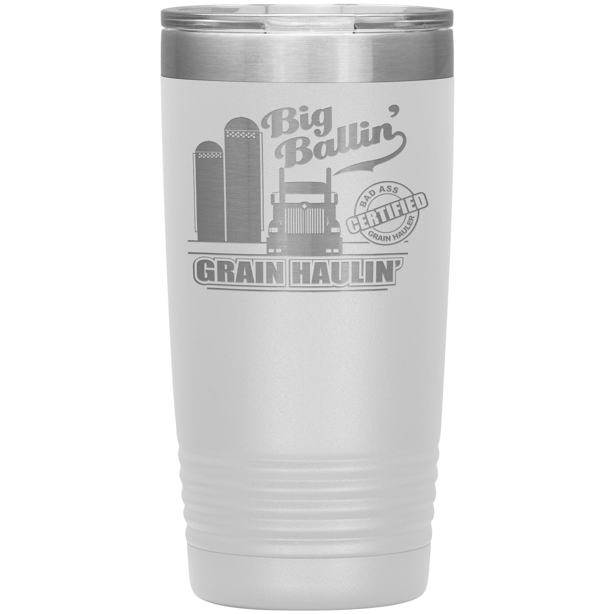 Big Ballin' Grain Haulin' 9900 20oz Handle Tumbler – Big Rig Threads