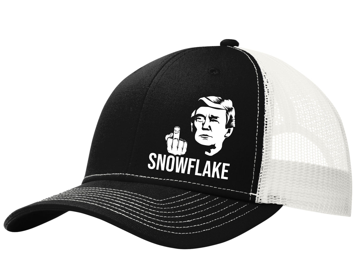 Trump The Finger Snowflake 6 Panel Hat Free Shipping