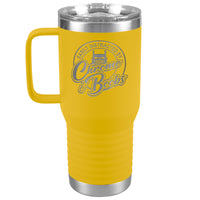 Easily Distracted by Chrome & Boobs - KW - 20oz Handle Tumbler - Free Shipping