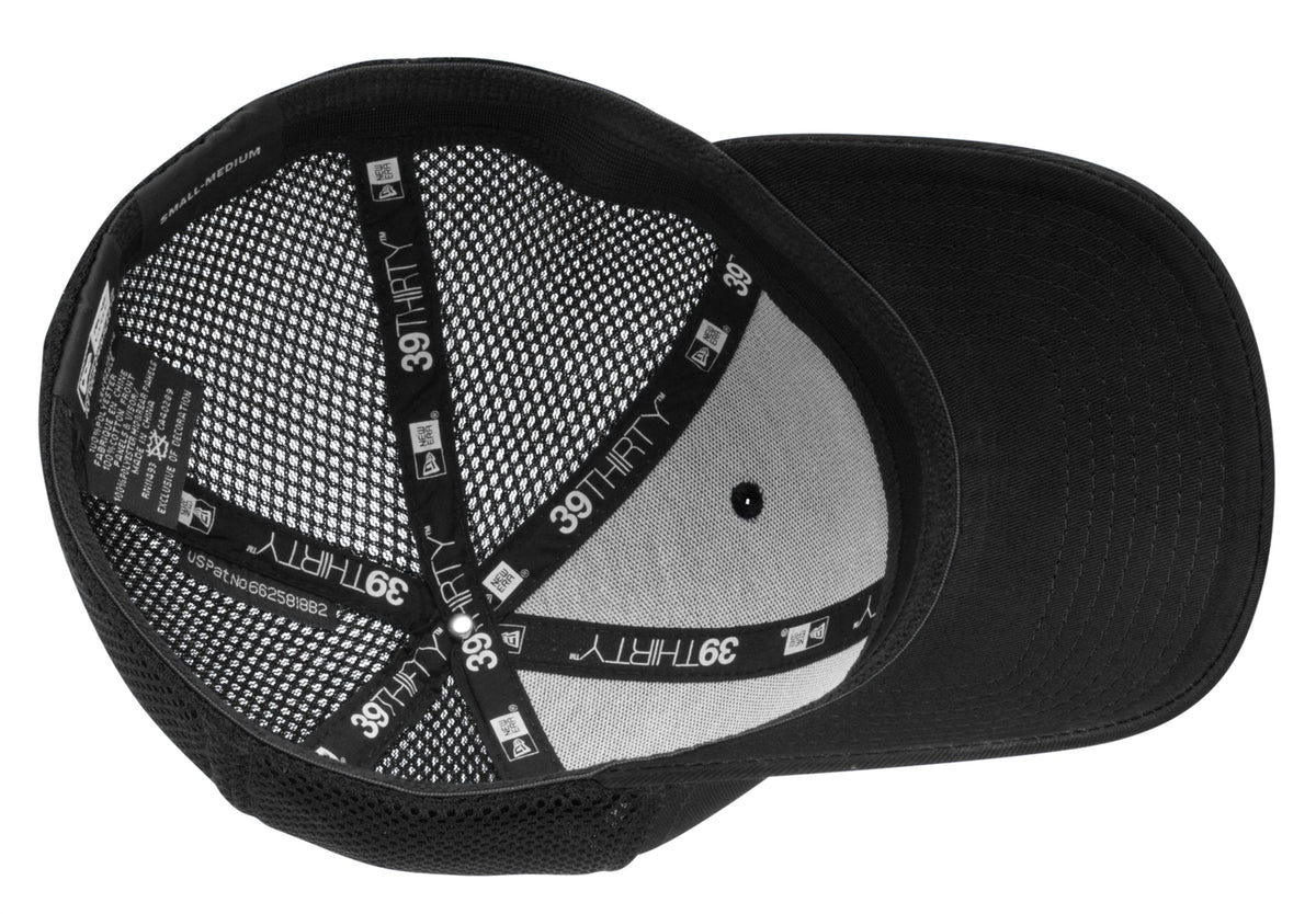New Era Fitted - Mesh Back Hat - Your Text Here - Free Shipping