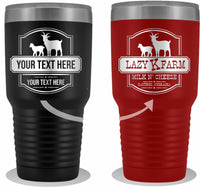 Goat Family Your Text Here 30oz Tumbler Free Shipping