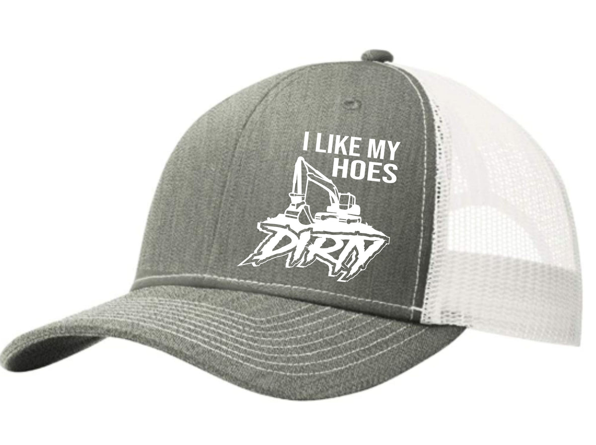 I Like My Hoes Dirty Trucker Hat (Free Shipping)
