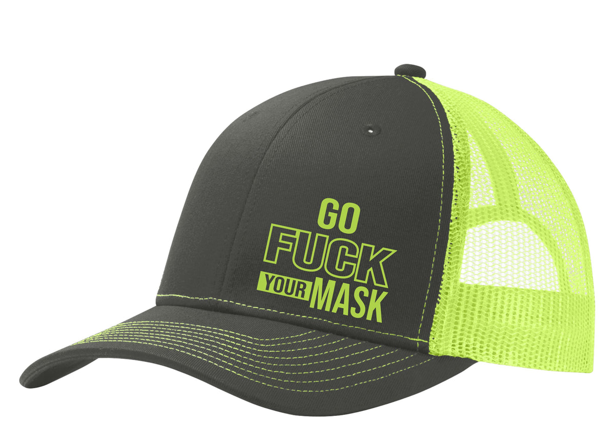 Go Fuck Your Mask 6 Panel Mesh Back Hat Free Shipping